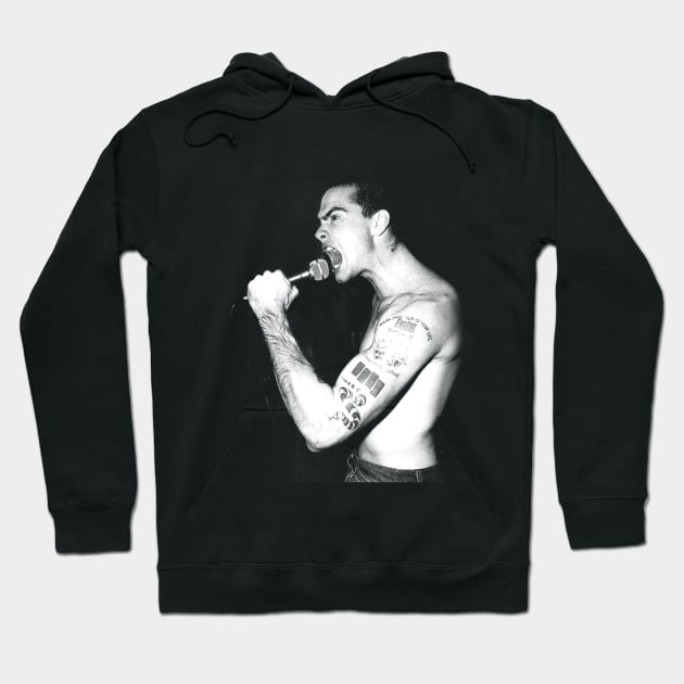 Henry Rollins punk Hoodie by partikelir.clr